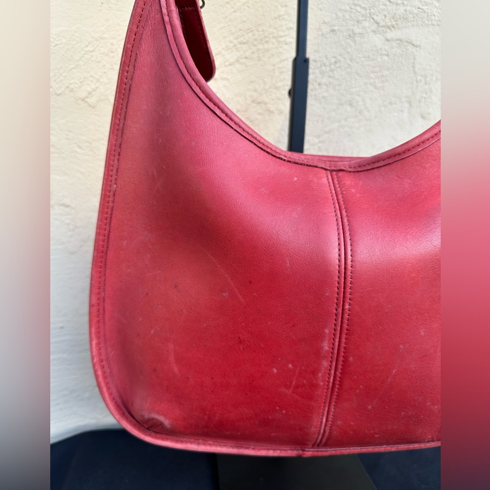 🎈Vintage Coach Red  Ergo Zip 9025 🎈 - Picture 5 of 13